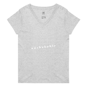 Unshakable Women's V-Neck T-Shirt